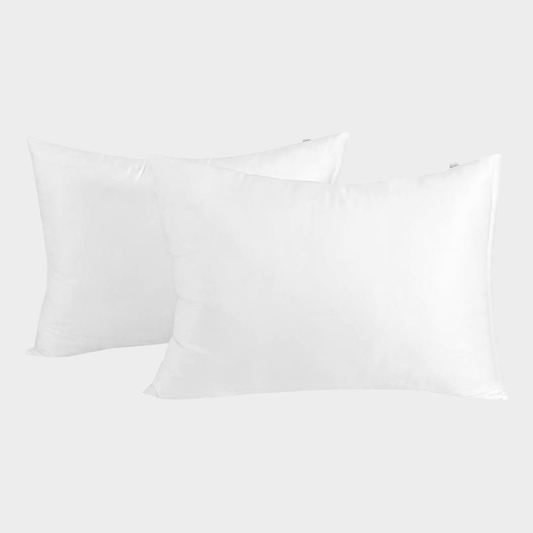 Bamboe kussensloop 50x70 cm in wit