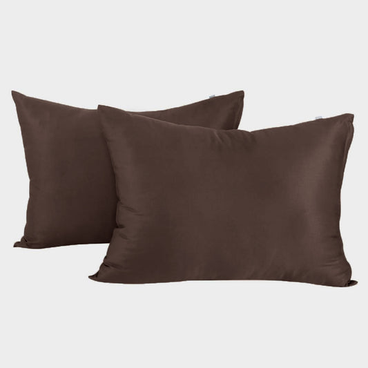 Bamboe kussensloop 50x70 cm in bruin