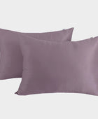 Bamboe kussensloop 50x70 cm in lila