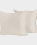 Bamboe kussensloop 60x63 cm in beige