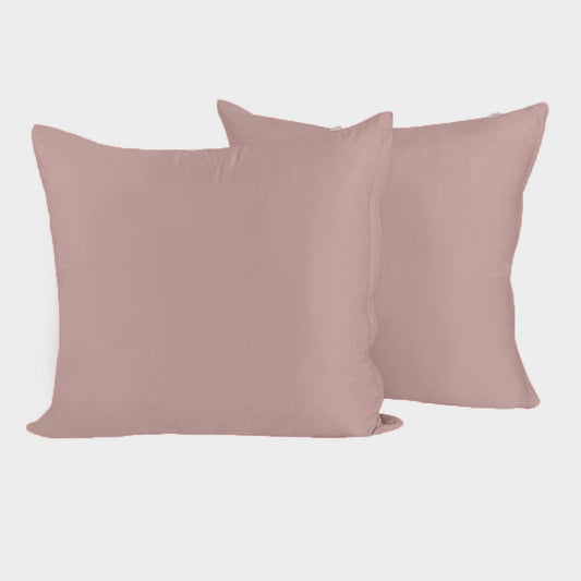 Bamboe kussensloop 60x63 cm in oudroze
