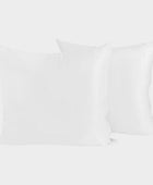 Bamboe kussensloop 60x63 cm in wit