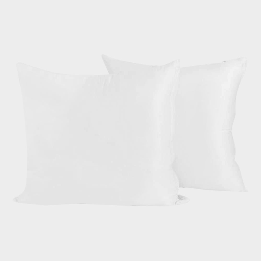 Bamboe kussensloop 60x63 cm in wit