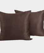 Bamboe kussensloop 60x63 cm in bruin