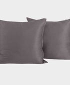 Bamboe kussensloop 60x63 cm in antracietgrijs