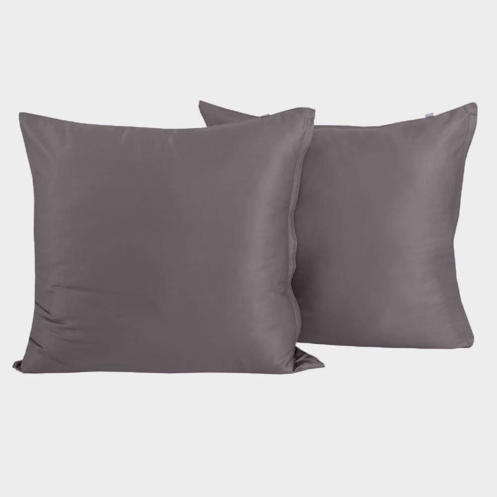 Bamboe kussensloop 60x63 cm in antracietgrijs