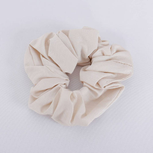 Bamboe haarelastiekje in beige