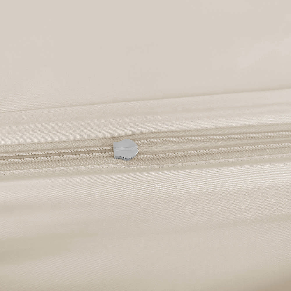 Bamboe beddengoed in beige van Bambuni