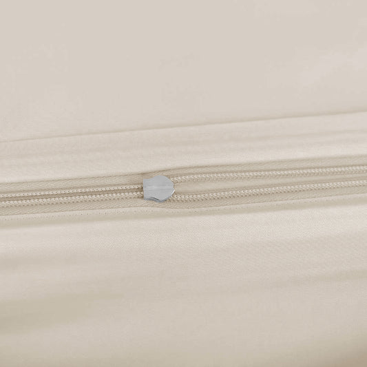 Bamboe beddengoed in beige van Bambuni