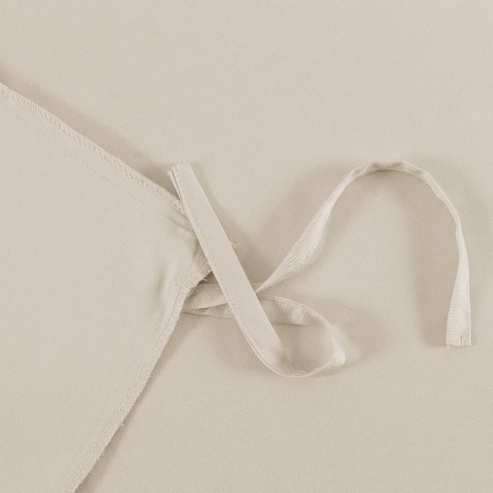 Bamboe beddengoed in beige van Bambuni