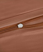 Bamboe beddengoed in een warme oranje tint van Bambuni