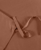 Bamboe beddengoed in een warme oranje tint van Bambuni