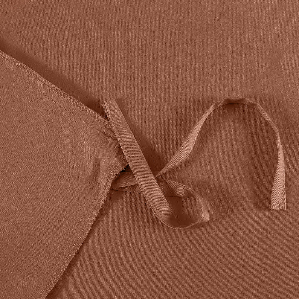 Bamboe beddengoed in een warme oranje tint van Bambuni