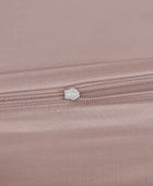 Bamboe beddengoed in oudroze van Bambuni