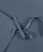 Bamboe beddengoed in grijsblauw van Bambuni