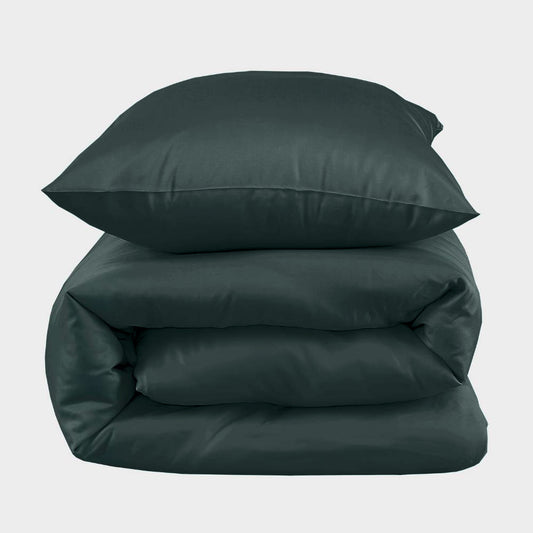 Bamboe beddengoed in groen van Bambuni