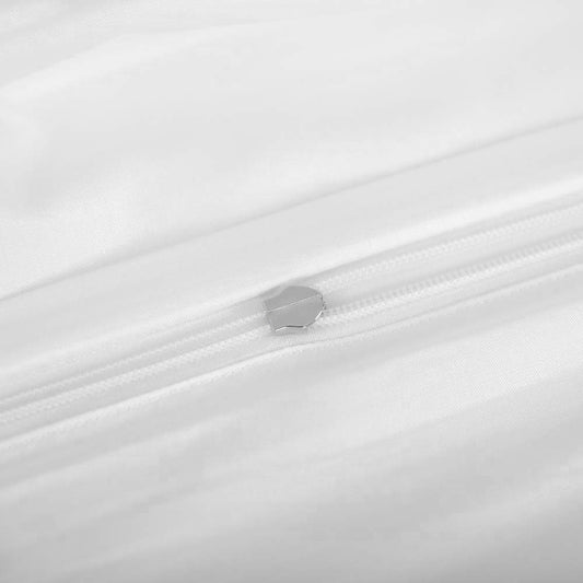 Bamboe beddengoed in wit van Bambuni