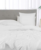 Bamboe beddengoed in wit van Bambuni