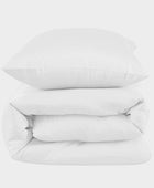 Bamboe beddengoed in wit van Bambuni