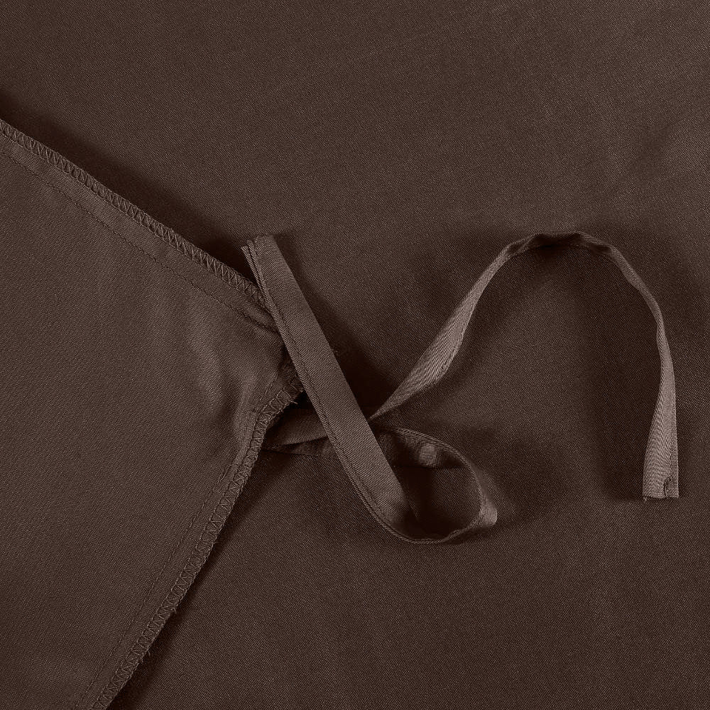 Bamboe beddengoed in bruin van Bambuni