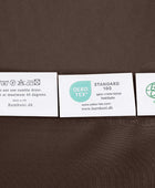 Bamboe beddengoed in bruin van Bambuni