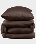 Bamboe beddengoed in bruin van Bambuni