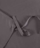 Bamboe beddengoed in antracietgrijs van Bambuni