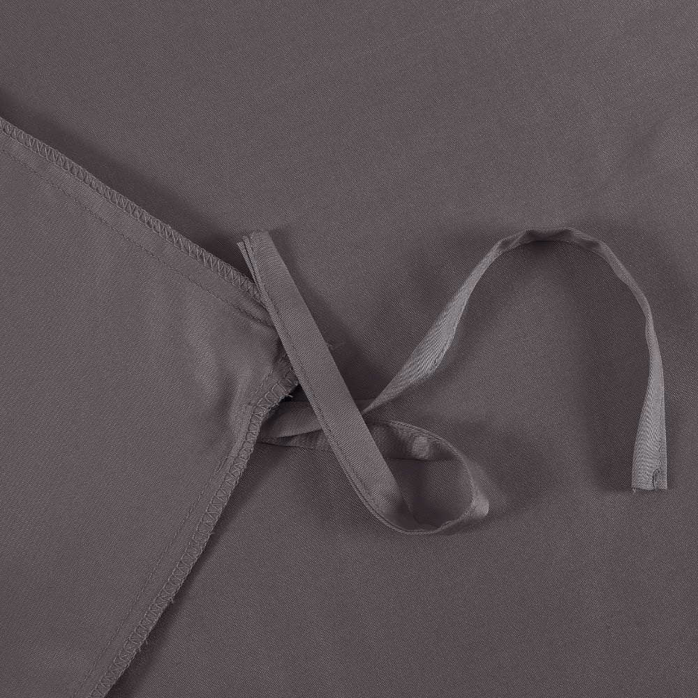 Bamboe beddengoed in antracietgrijs van Bambuni