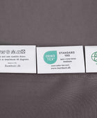 Bamboe beddengoed in antracietgrijs van Bambuni