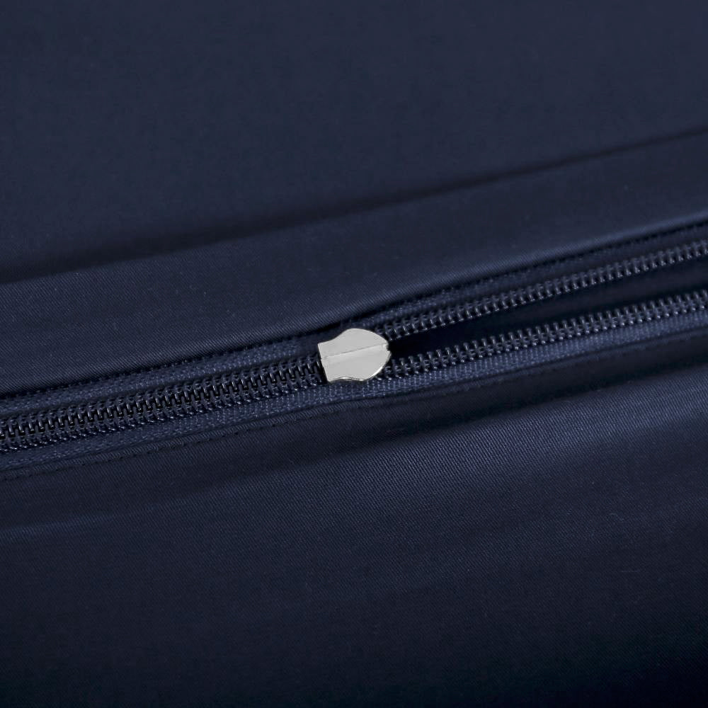 Bamboe beddengoed in marineblauw van Bambuni