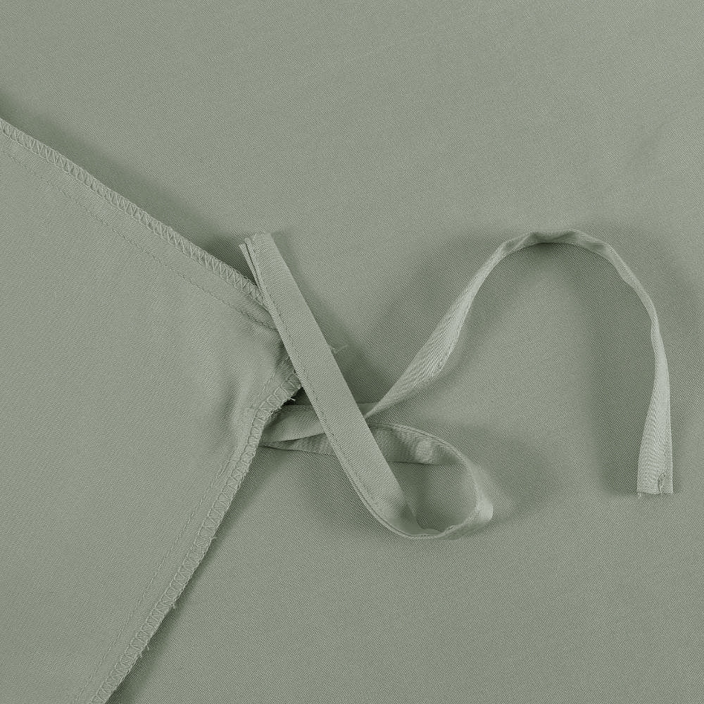 Bamboe beddengoed in olijfkleur van Bambuni