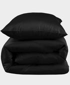 Bamboe beddengoed in zwart van Bambuni