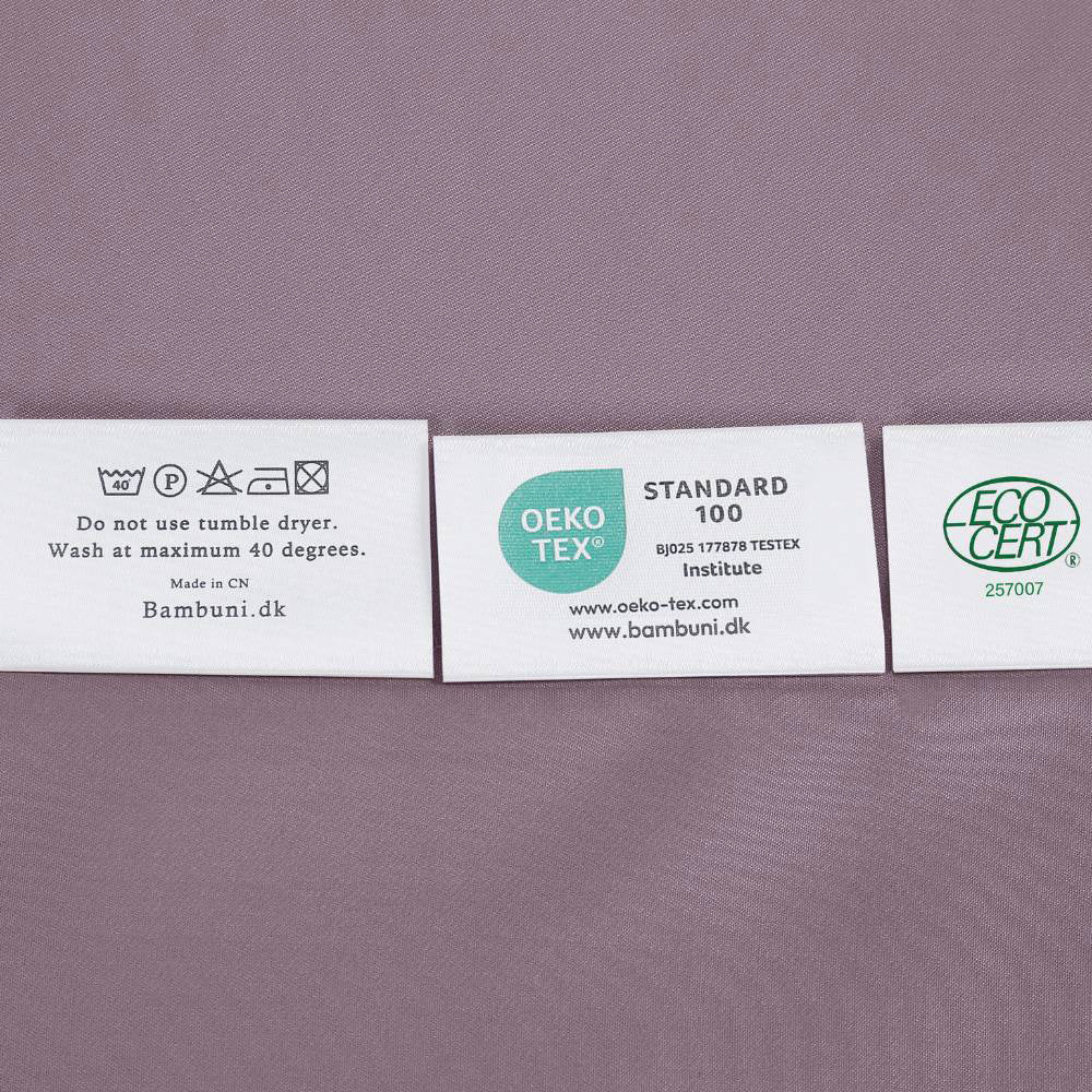 Bamboe beddengoed in een zure kleur van Bambuni