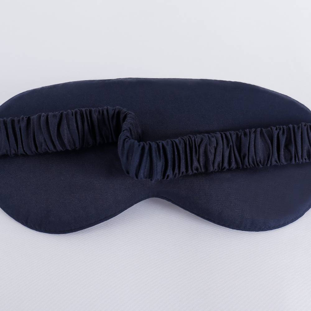 Bamboe slaapmasker donkerblauw