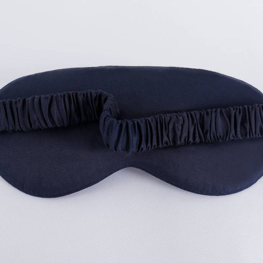Bamboe slaapmasker donkerblauw