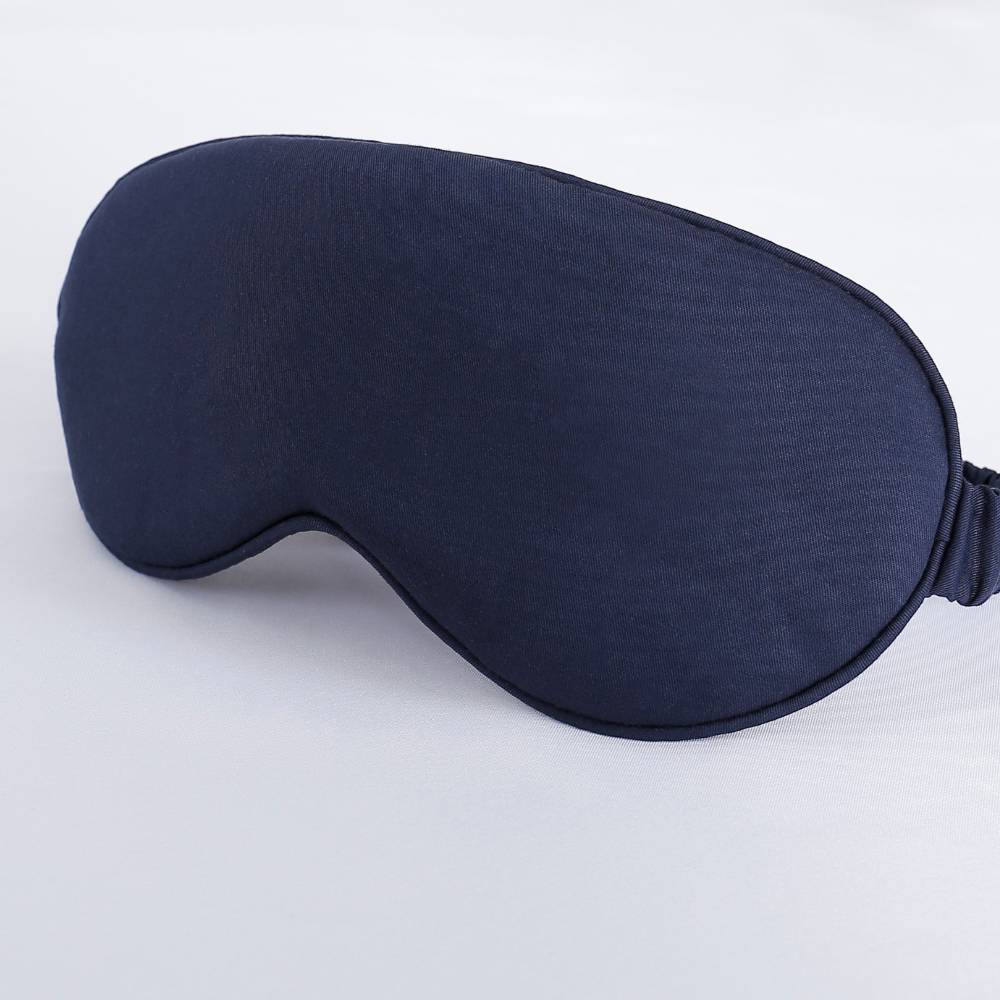 Bamboe slaapmasker donkerblauw
