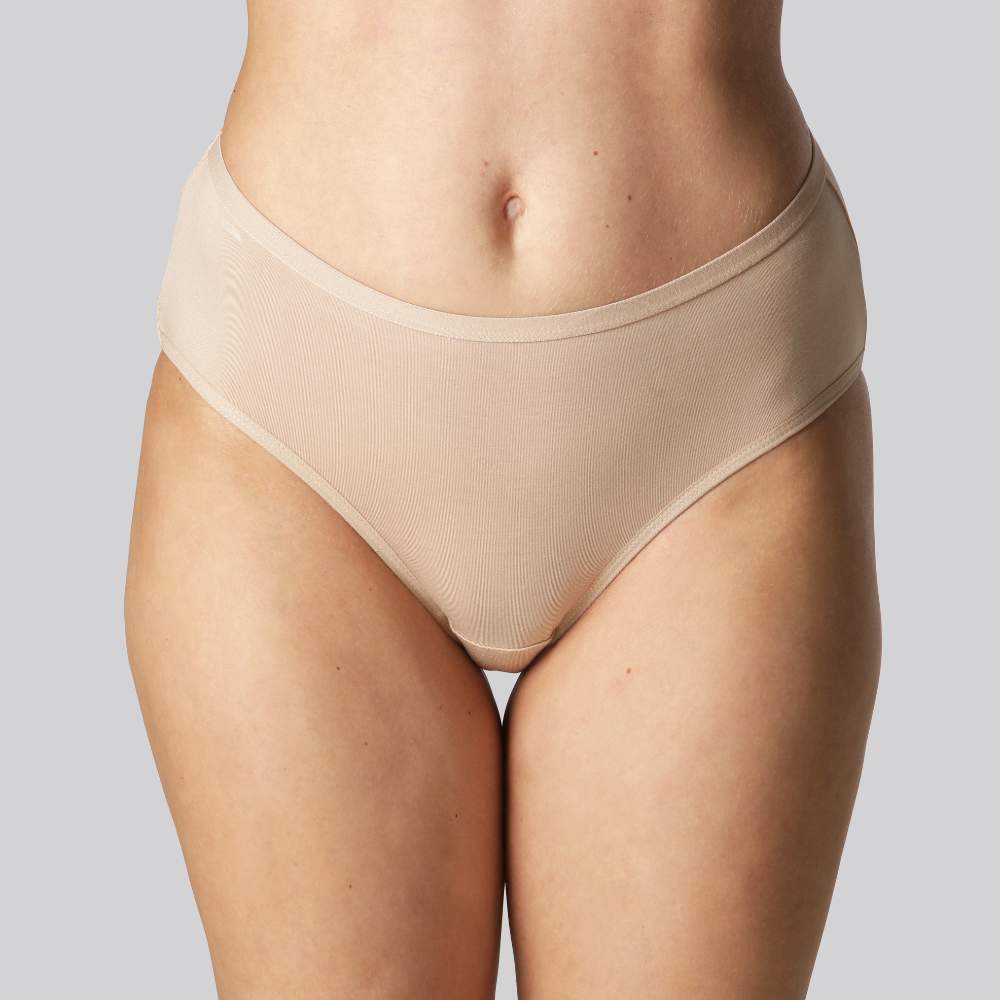 Bamboe slipje in beige