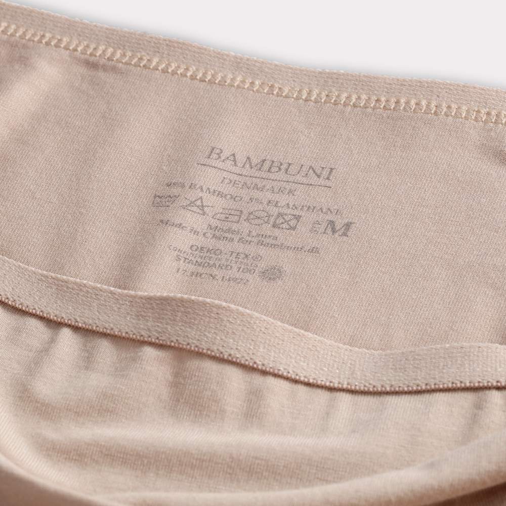 Bamboe slipje in beige