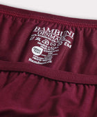 Bamboe slipje in bordeauxrood