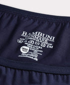 Bamboe slip in marineblauw