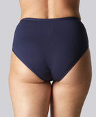 Bamboe slip in marineblauw