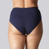 Bamboe slip in marineblauw