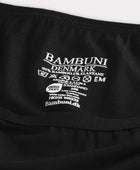 Bamboe slip in zwart