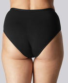 Bamboe slip in zwart