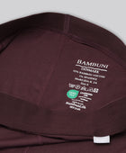 Bambus 3/4 leggings i bordeaux  m. bordeaux elastik til damer carelabel
