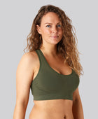 Bambus BH top grøn til damer