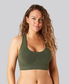 Bambus BH top i grøn til damer