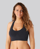 Bambus BH top i navy til damer