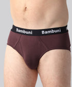 Bambus briefs bordeaux mænd