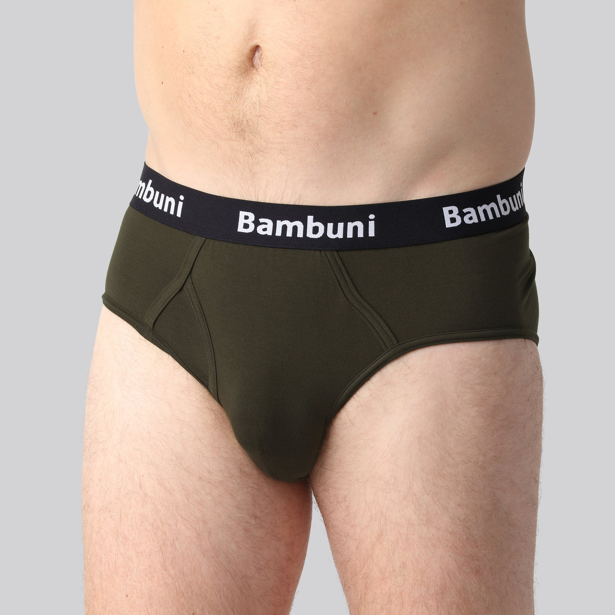Bambus briefs mørkegrøn mænd